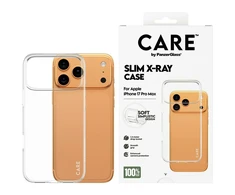 Panzer Glass „CARE by PanzerGlass“ madingas minkštas „X-Ray“ dėklas, skirtas „iPhone 17 Pro Max“ – permatomas