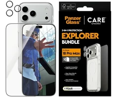 Panzer Glass Protective set CARE by PanzerGlass Flagship 3-in-1 Case+Glass+Lens for iPhone 18 Pro Max