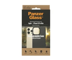 Panzer Glass PanzerGlass | Biologiškai skaidus dėklas | Nugaros apsauga | Apple | iPhone 14 Pro Max | Biologinis plastikas | Juodas | Suderinamas su belaidžiu įkrovimu; Karinio laipsnio standartas; 100% kompostuojamas