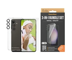 Panzer Glass 3in1 Set Samsung Galaxy S24 Plus PanzerGlass Bundle 3in1 Hardcase + Screen Protector + Camera Lens B1211+7351 dėklas telefonui skaidrus
