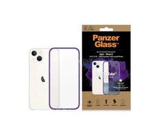 Panzer Glass PanzerGlass Clearantibacterial Military Grade certificate Apple iPhone 13 / 14 / 15 - dėklas telefonui skaidrus ir violetinės spalvos