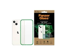 Panzer Glass PanzerGlass Clearantibacterial Military Grade certificate Apple iPhone 13 / 14 / 15 - dėklas telefonui skaidrus ir žalios spalvos