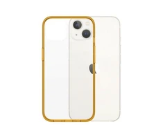 Panzer Glass PanzerGlass Clearantibacterial Military Grade certificate Apple iPhone 13 / 14 / 15 - dėklas telefonui skaidrus ir geltonos spalvos