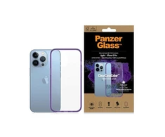 Panzer Glass „PanzerGlass ClearCase“ antibakterinis „Military Grade“ sertifikuotas dėklas skirtas „iPhone 13 Pro“ – skaidrus violetinis