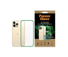 Panzer Glass PanzerGlass ClearAntibacterial Military Grade Certified Apple iPhone 13 Pro Max - dėklas telefonui skaidrus ir žalios spalvos