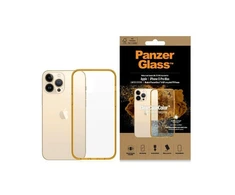 Panzer Glass PanzerGlass ClearAntibacterial Military Grade Certified Apple iPhone 13 Pro Max - d4klas telefonui skaidrus ir geltonos spalvos