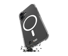 Puro Impact Clear D3O TPU+PC suderinamas su MagSafe dėklas skirtas Apple iPhone 17 – skaidrus