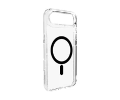 Puro Lite Mag TPU+PC dėklas, suderinamas su „MagSafe“, skirtas „iPhone 17 Air“ – skaidrus su juodu žiedu