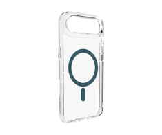 Puro Lite Mag TPU+PC dėklas suderinamas su MagSafe skirtas Apple iPhone 17 Air – skaidrus su turkio spalvos žiedu