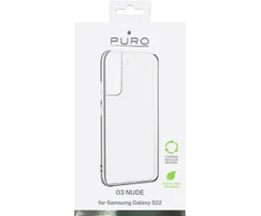 SBS Dėklas PURO skirtas Samsung Galaxy S22, skaidrus / SGS2203NUDETR