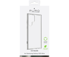 Puro dėklas PURO 0.3 Nude Samsung Galaxy S22 Ultra (skaidrus)