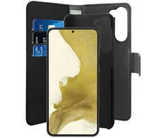 SBS Puro PURO Wallet Detachable - Dėklas 2w1 Samsung Galaxy S23+ (juoda)