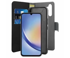 Dėklas SBS PURO Wallet Detachable - Case 2in1 for Samsung Galaxy A34 5G Juodas