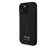 Red Bull Raudona Bull Raudona Bull Carbon Powerbar MagSafe dėklas jūsų Apple iPhone 15 juodos spalvos