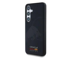 Dėklas Red Bull Raudona Bull Raudonas BULL futerał do Samsung Galaxy S25 RBHMS25S24PUBUFV (Magnetic Meshed PU W/ Debossed Bull) mėlynos spalvos