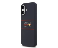 Dėklas Red Bull Raudona Bull Raudona Bull Silicone Horizontal Logo MagSafe for Apple iPhone 17 mėlynos spalvos