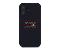 Red Bull Raudona Bull Raudonas BULL dėklas skirtas Apple iPhone 16 compatible skirtas MagSafe RBHMP16S24SIHSRV (Silicone Horizontal Centered Logo) mėlynos spalvos