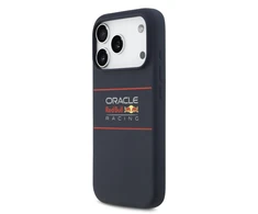 Dėklas Red Bull Raudona Bull Raudona Bull Silicone Horizontal Logo MagSafe for Apple iPhone 17 Pro Max mėlynos spalvos