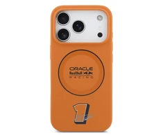 Red Bull Raudona Bull Raudona Bull Silicone Mėlyna Ring MagSafe dėklas skirtas Apple iPhone 17 Pro oranžinės spalvos