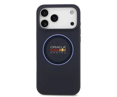 Red Bull Raudona Bull Raudona Bull Silicone Mėlyna Ring MagSafe dėklas skirtas Apple iPhone 17 Pro Max mėlynos spalvos