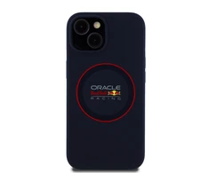Red Bull Raudona Bull Raudona Bull silikoninis Raudona Ring MagSafe Apple iPhone 14 dėklas telefonui mėlynos spalvos