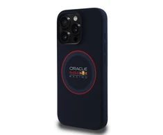 Red Bull Raudona Bull Raudona Bull silikoninis Raudona Ring MagSafe Apple iPhone 16 Pro Max dėklas telefonui mėlynos spalvos