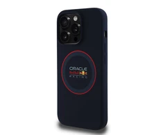 Red Bull Raudona Bull Raudona Bull silikoninis Raudona Ring MagSafe Apple iPhone 14 Pro dėklas telefonui mėlynos spalvos