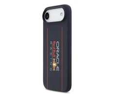 Red Bull Raudona Bull Raudona Bull Silicone Vertical Logo MagSafe dėklas skirtas Apple iPhone Air mėlynos spalvos