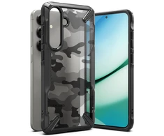 Ringke Fusion X Samsung Galaxy S25 Plus – dėklas telefonui juodos spalvos Camo