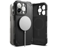 Apple iPhone 16 Pro Max Ringke Rugged Gear Magnetic MagSafe dėklas telefonui juodos spalvos