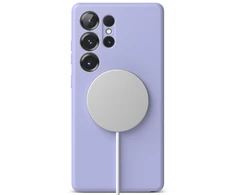 Ringke Silicone MagSafe Samsung Galaxy S25 Ultra - dėklas telefonui violetinės spalvos