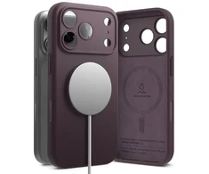 RINGKE SILIKONINIS MAGNETINIS MAGSAFE DĖKLAS iPhone 17 PRO / 18 PRO BURGUNDO SPALVOS