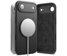 „Ringke“ silikoninis magnetinis „MagSafe“ dėklas, skirtas „iPhone 17 Air“ – Juodas
