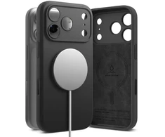 RINGKE SILIKONINIS MAGNETINIS MAGSAFE DĖKLAS iPhone 17 PRO / 18 PRO Juodas
