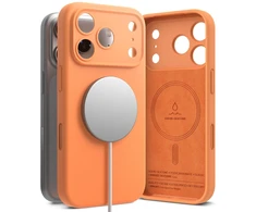 Dėklas Ringke iPhone 17 Pro Case Silicone Magnetic Tangerine