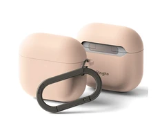 Apple AirPods 4 Ringke silikoninis dėklas jūsų ausinėms smėlio spalvos
