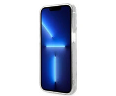 „Guess“ GUBPP14LHMEACSH dėklas + įkroviklis iPhone 14 Pro 6.1" baltas kietas dėklas su marmuru, „MagSafe“