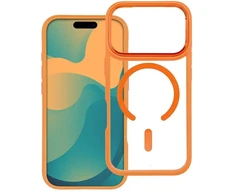 Dėklas ROAR case MAG BUMPER compatible with MagSafe for IPHONE 18 Pro Max / 17 Pro Max oranžinis