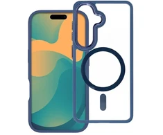 Dėklas ROAR futerał MAG BUMPER kompatybilny su MagSafe do SAMSUNG S26 FE / S25 FE mėlyna