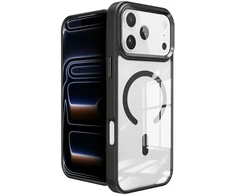 Dėklas ROAR case MAG BUMPER compatible with MagSafe for IPHONE 18 Pro / 17 Pro juodas