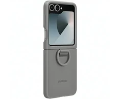 Dėklas Samsung EF-PF741TJEGWW Z Flip6 F741 pilka pilka Silikoninis dėklas with Ring