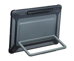 EF-RX810CBE Samsung Protective su stoveliu Galaxy Tab S9+ dėklas planšetiniam kompiuteriui juodos spalvos