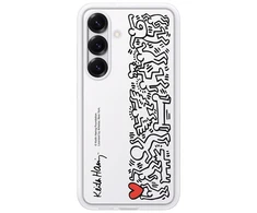 Dėklas Samsung Flipsuit Galaxy S25 baltos spalvos