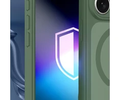Dėklas 3mk Misty MagCase for Samsung Galaxy S26 FE - žalias