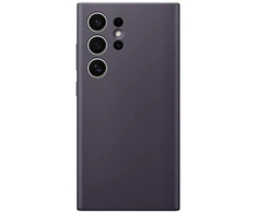 Dėklas „Samsung Galaxy S24 Ultra Vegan“ odinis dangtelis tamsiai violetinis
