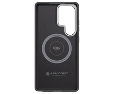 Spigen FPS938PGABW Enzo Aramid dėklas Samsung Galaxy S25 Ultra, juodas sidabras