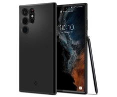 Dėklas Spigen THIN FIT GALAXY S22 ULTRA Juodas