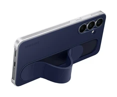 Samsung Galaxy S25 FE dėklas stovint, tamsus Mėlyna