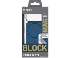 Dėklas SBS Block Case for iPhone 18 Pro, MagSafe Compatible - Mėlyna