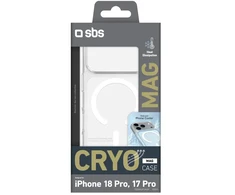 Dėklas SBS Cryo Mag Case for iPhone 18 Pro / 17 Pro Compatible with MagSafe - Clear